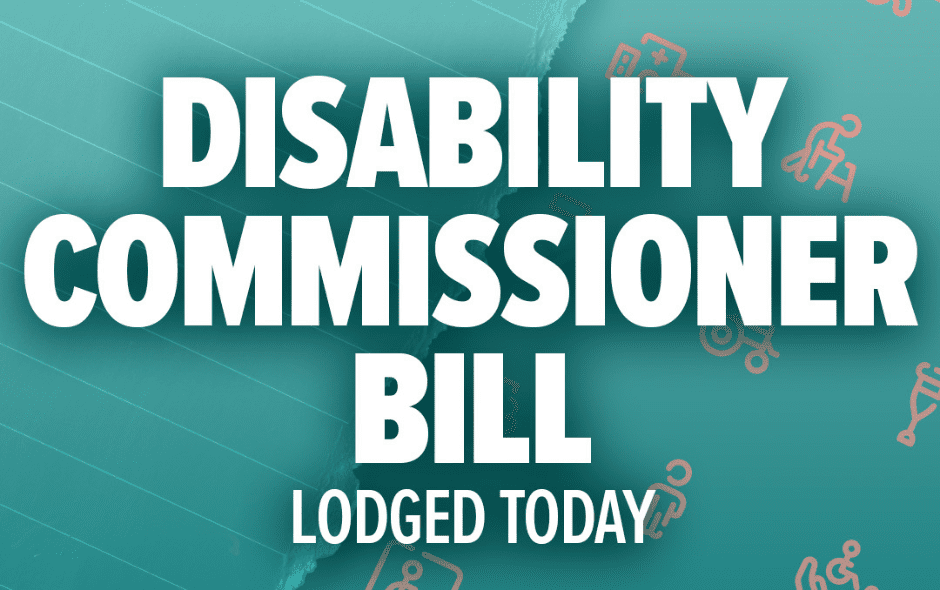 Disability Commissioner Bill logo